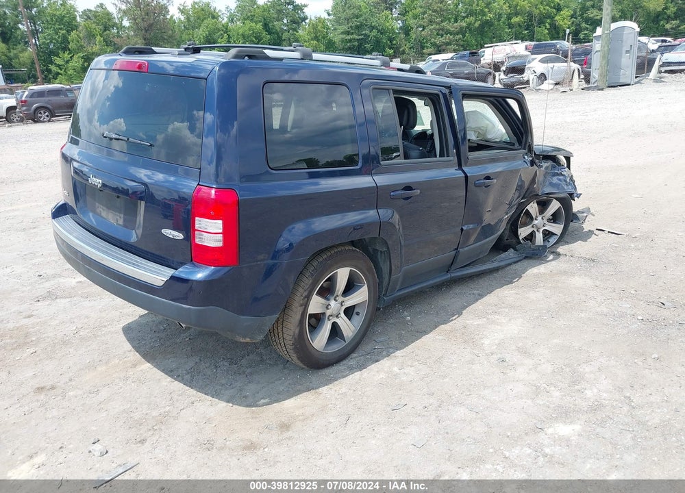 2016 JEEP PATRIOT VIN: 1C4NJRFB3GD806028