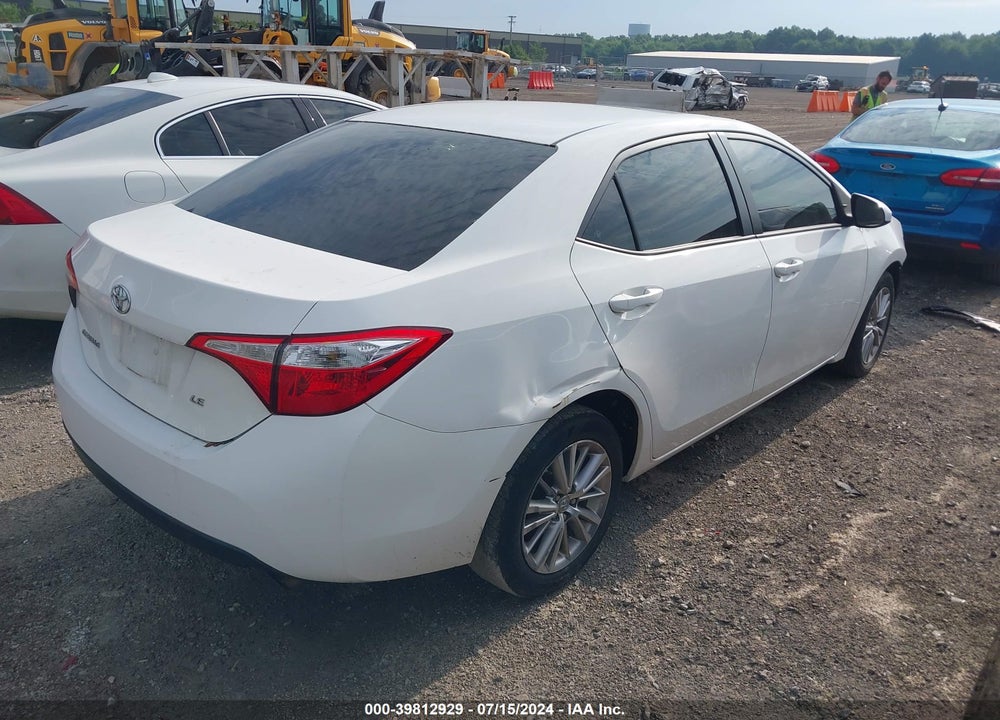 2015 TOYOTA COROLLA LE PLUS VIN: 2T1BURHE3FC430203