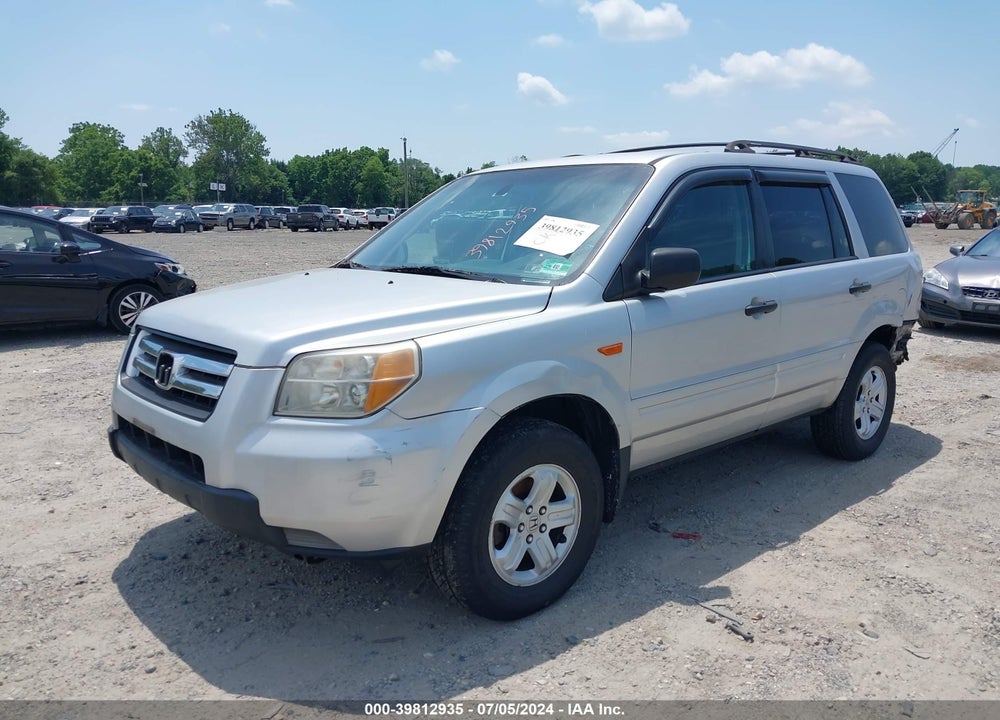 2007 HONDA PILOT VIN: 5FNYF18137B002406