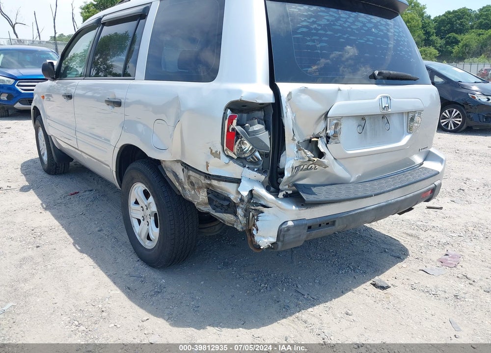2007 HONDA PILOT VIN: 5FNYF18137B002406