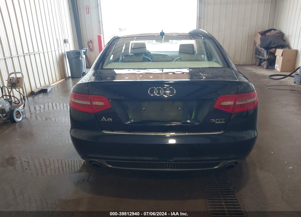 2011 AUDI A6 3.0 PREMIUM VIN: WAUFGAFB9BN032839