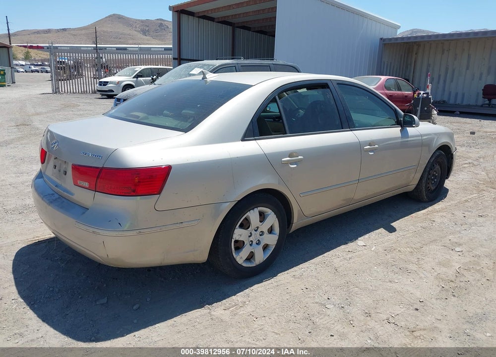 2009 HYUNDAI SONATA GLS VIN: 5NPET46C39H451087