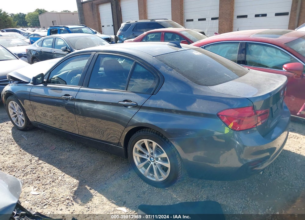 2017 BMW 3 SERIES 320I VIN: WBA8E1G3XHNU18362