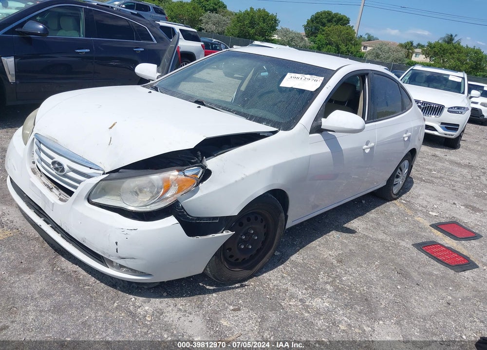 2010 HYUNDAI ELANTRA GLS VIN: KMHDU4AD2AU831407