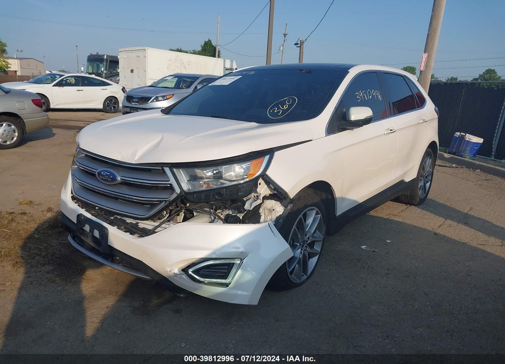 2017 FORD EDGE VIN: 2FMPK4K88HBB16457