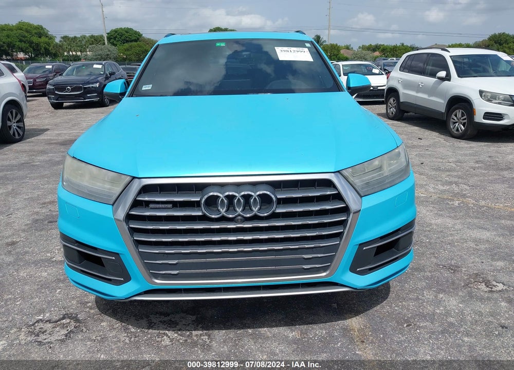 2017 AUDI Q7 3.0T PREMIUM VIN: WA1LAAF75HD018822