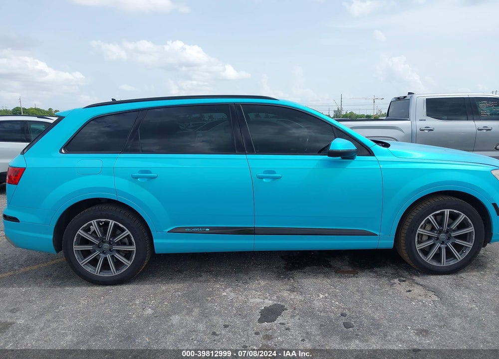 2017 AUDI Q7 3.0T PREMIUM VIN: WA1LAAF75HD018822