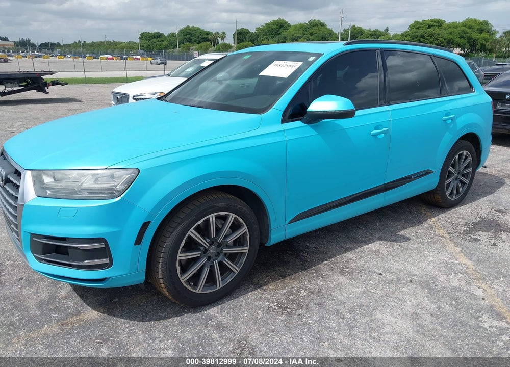 2017 AUDI Q7 3.0T PREMIUM VIN: WA1LAAF75HD018822