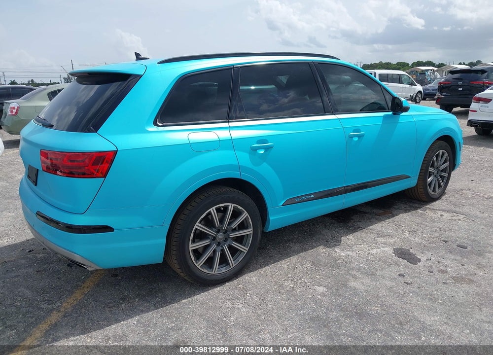 2017 AUDI Q7 3.0T PREMIUM VIN: WA1LAAF75HD018822