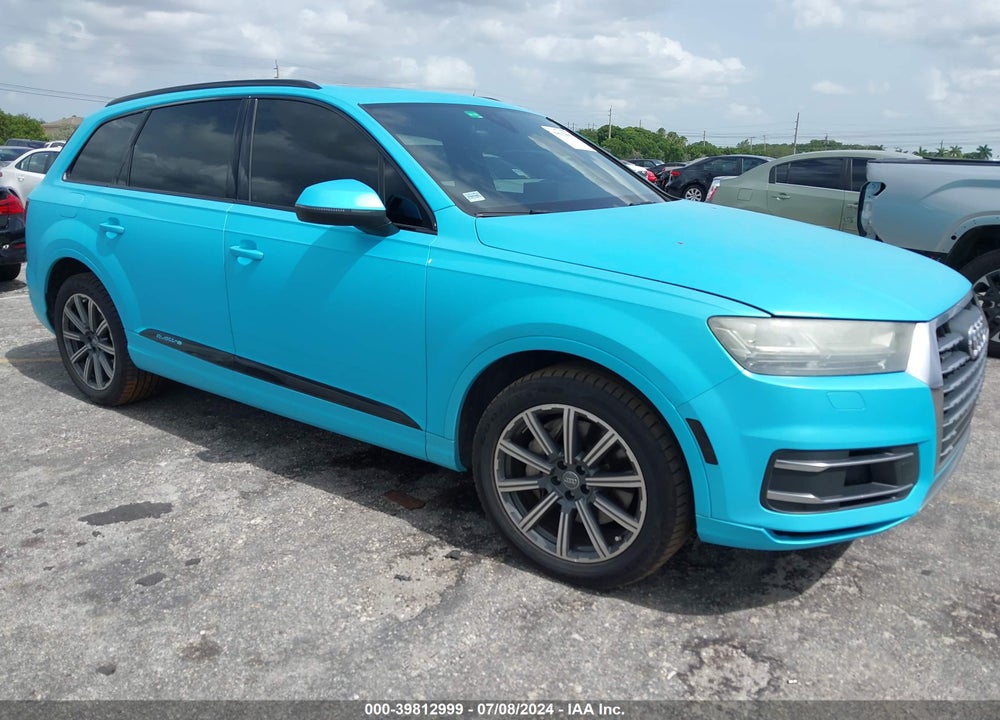 2017 AUDI Q7 3.0T PREMIUM VIN: WA1LAAF75HD018822