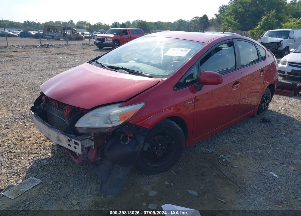 2013 TOYOTA PRIUS TWO VIN: JTDKN3DU2D0354388