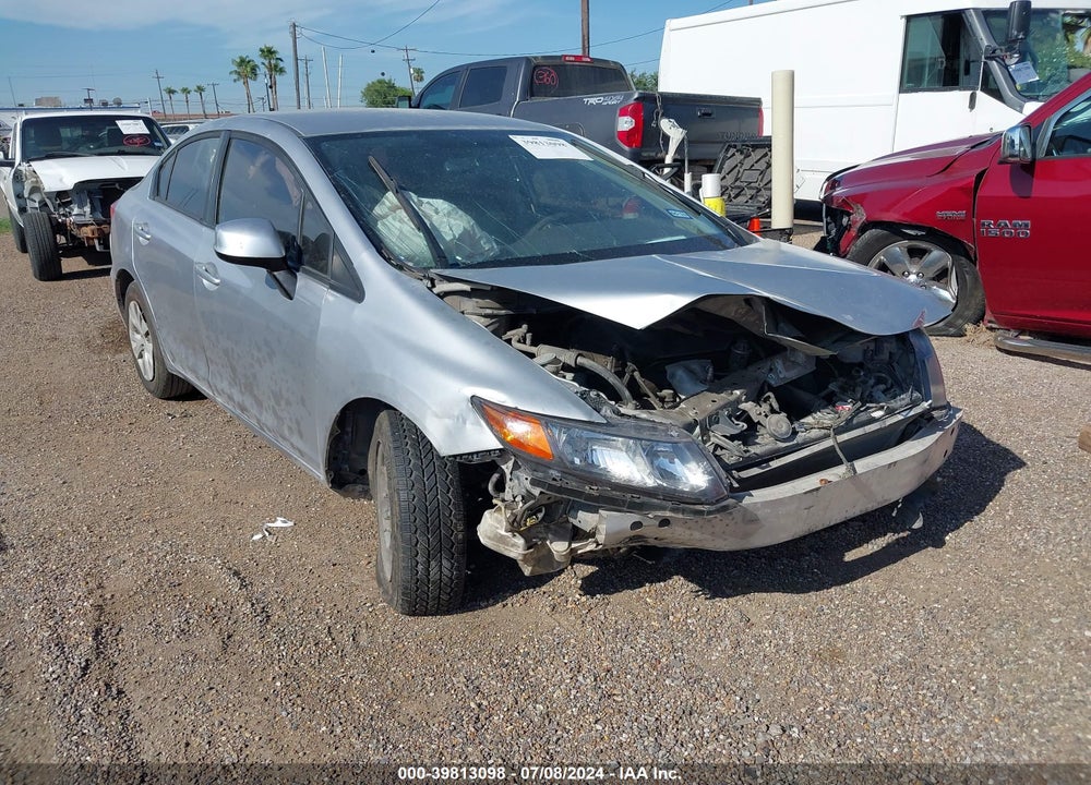 2012 HONDA CIVIC LX VIN: 19XFB2F54CE079428
