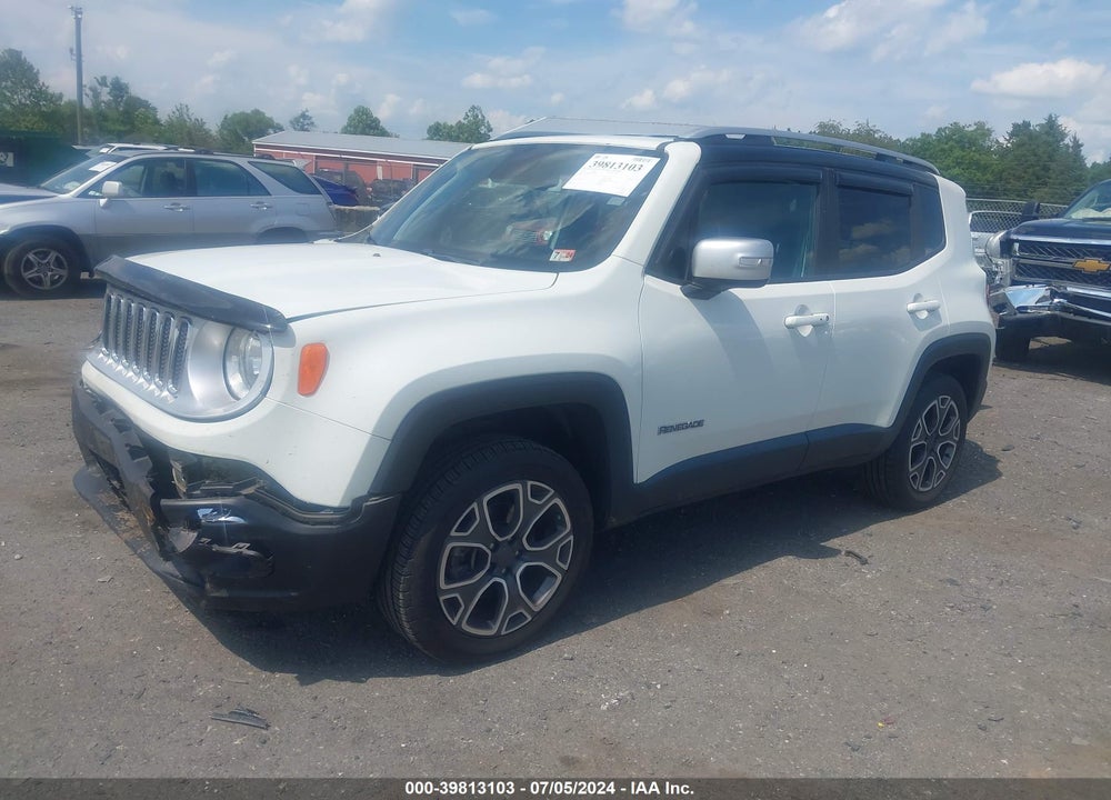 2018 JEEP RENEGADE LIMITED 4X4 VIN: ZACCJBDB9JPG95883