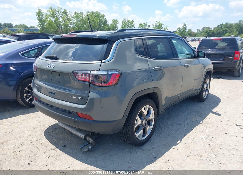 2021 JEEP COMPASS LIMITED 4X4 VIN: 3C4NJDCB3MT541138