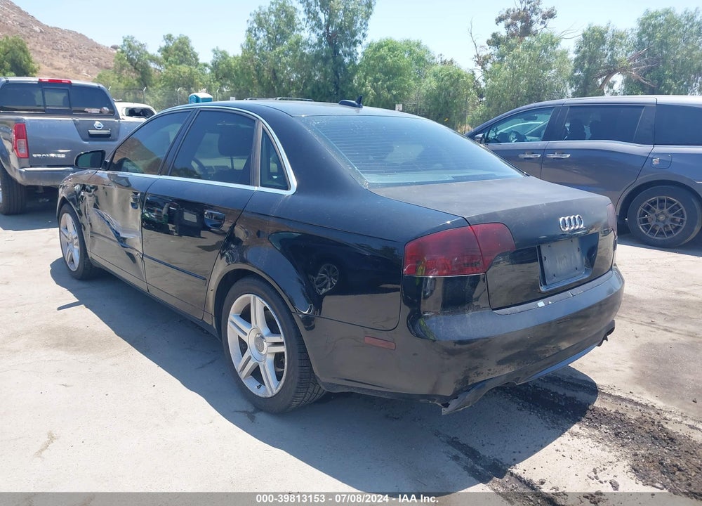 2006 AUDI A4 2.0T VIN: WAUDF78E56A172713