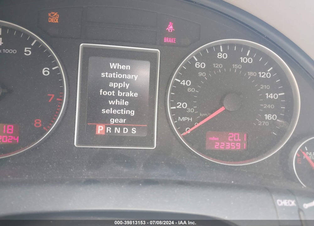 2006 AUDI A4 2.0T VIN: WAUDF78E56A172713