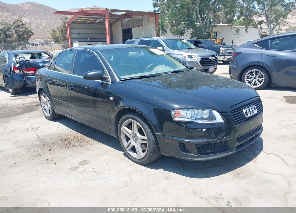 2006 AUDI A4 2.0T VIN: WAUDF78E56A172713