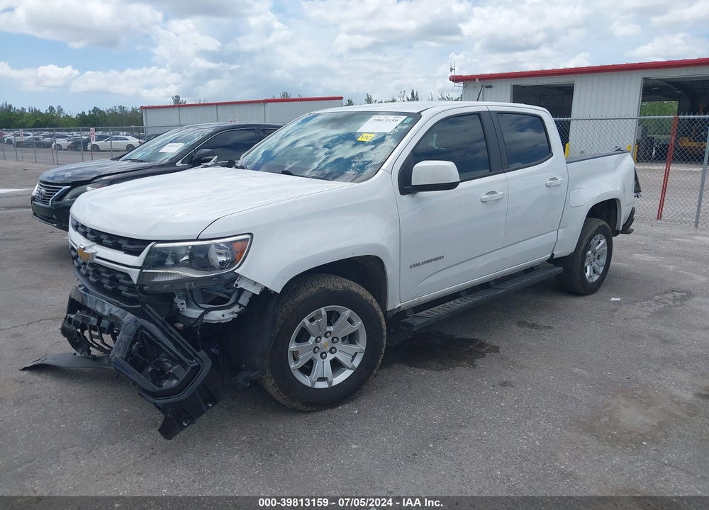 2022 CHEVROLET COLORADO 2WD SHORT BOX LT VIN: 1GCGSCEN0N1106450