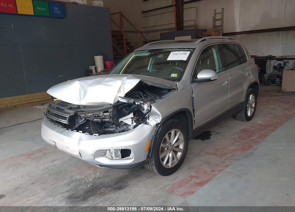 2017 VOLKSWAGEN TIGUAN 2.0T WOLFSBURG EDITION VIN: WVGRV7AX5HW508983