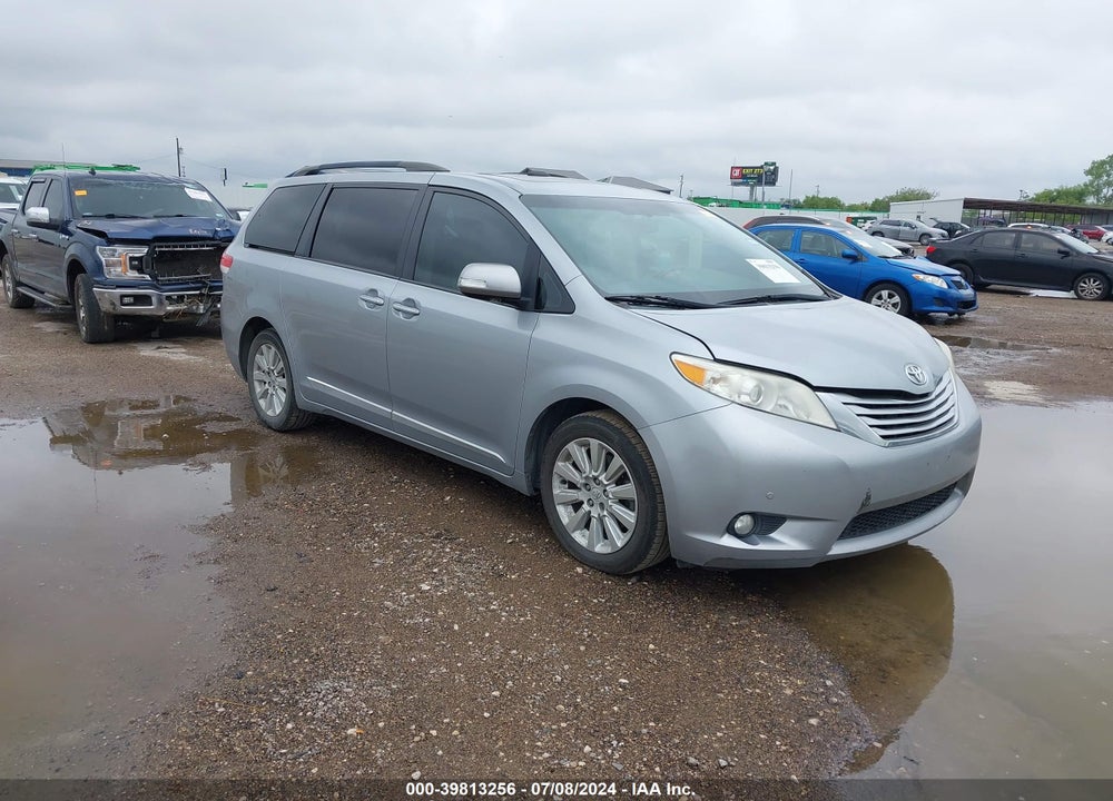 2014 TOYOTA SIENNA LIMITED V6 7 PASSENGER VIN: 5TDYK3DCXES412398