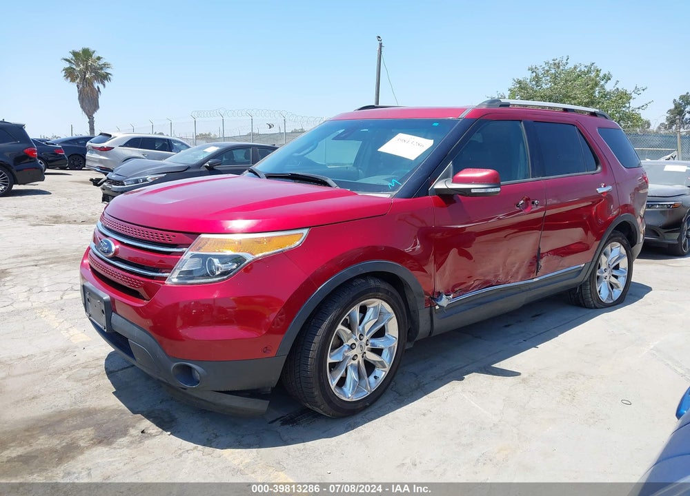 2015 FORD EXPLORER LIMITED VIN: 1FM5K7F84FGA77326