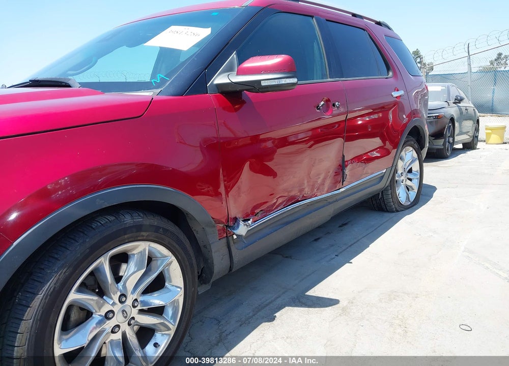 2015 FORD EXPLORER LIMITED VIN: 1FM5K7F84FGA77326