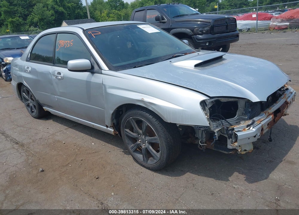 2004 SUBARU IMPREZA WRX VIN: JF1GD29624G501383