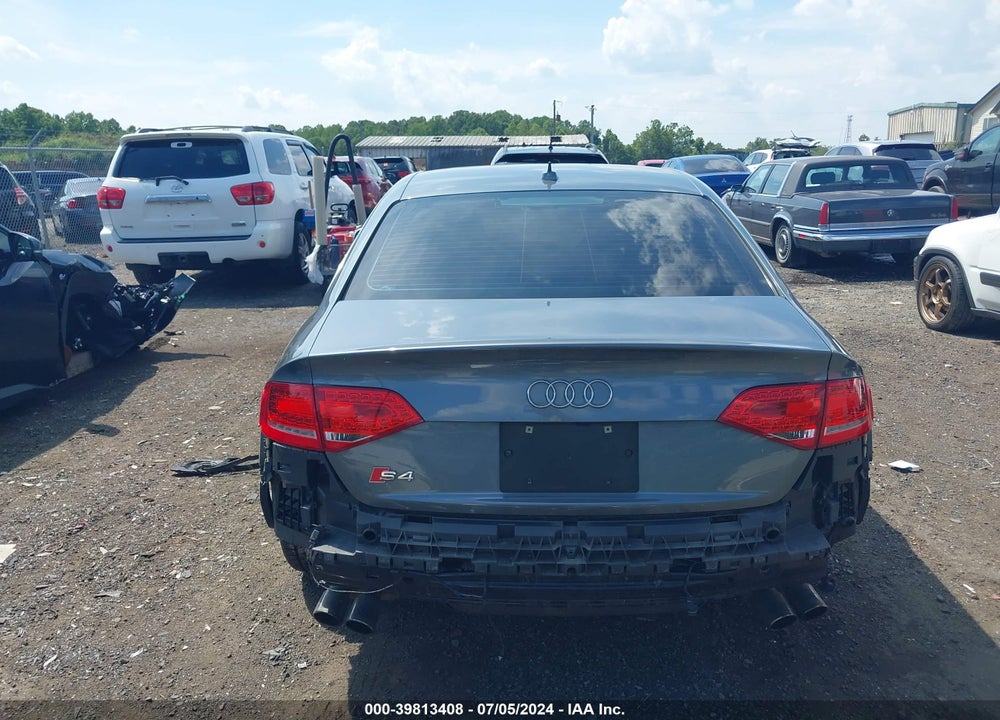 2012 AUDI S4 3.0 PREMIUM PLUS VIN: WAUDGAFL6CA024027