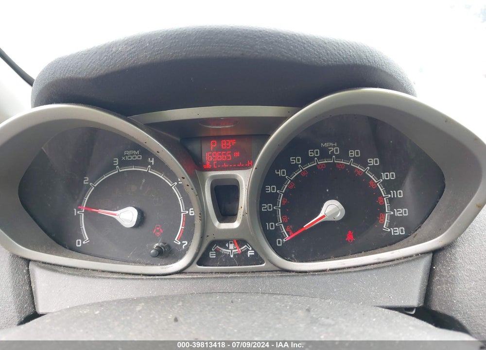 2013 FORD FIESTA SE VIN: 3FADP4BJ6DM214008
