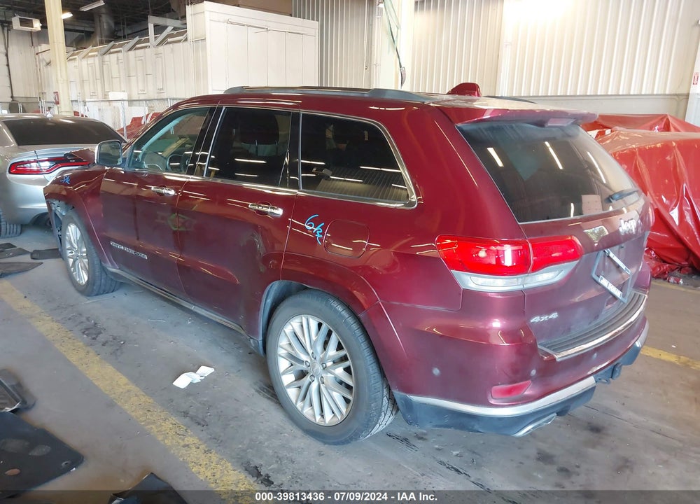 2018 JEEP GRAND CHEROKEE SUMMIT 4X4 VIN: 1C4RJFJG8JC341911