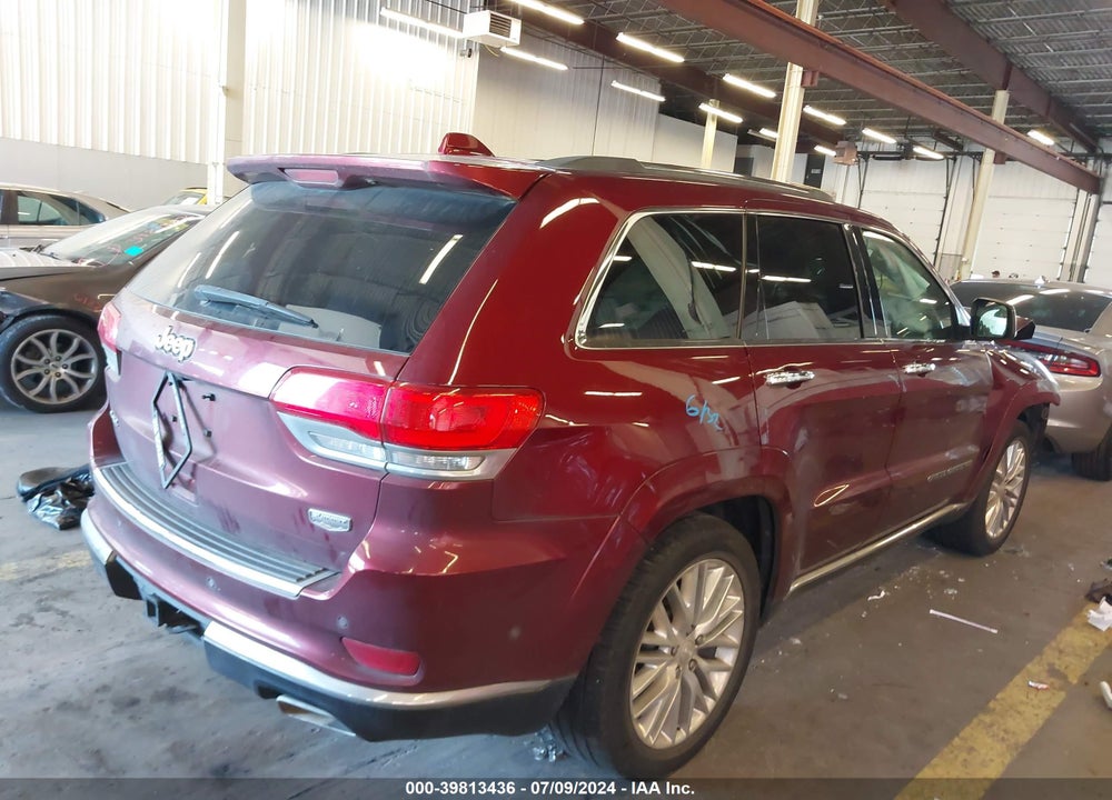 2018 JEEP GRAND CHEROKEE SUMMIT 4X4 VIN: 1C4RJFJG8JC341911