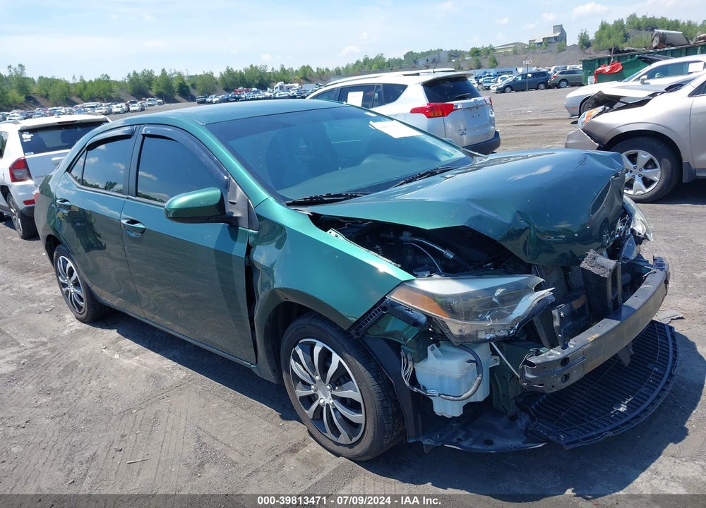 2016 TOYOTA COROLLA LE VIN: 2T1BURHE0GC629260