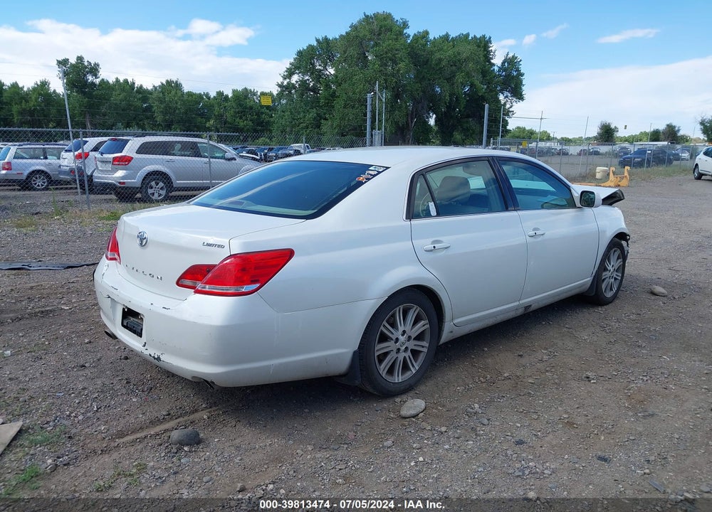 2005 TOYOTA AVALON LIMITED VIN: 4T1BK36B25U046437