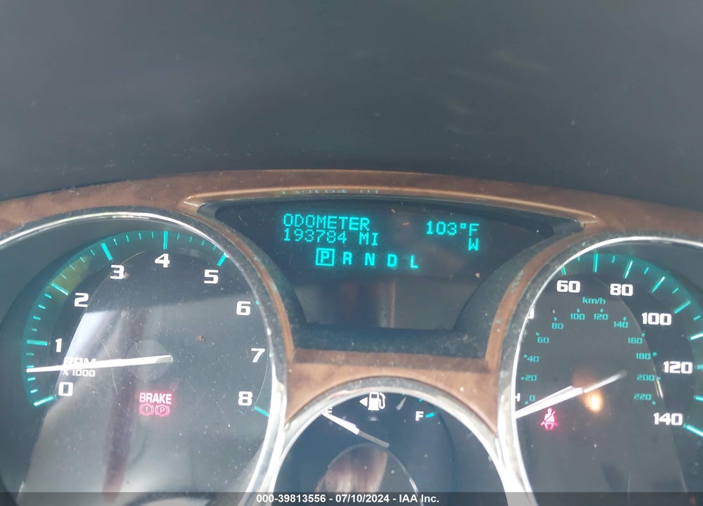 2012 BUICK ENCLAVE LEATHER VIN: 5GAKRCED0CJ281566