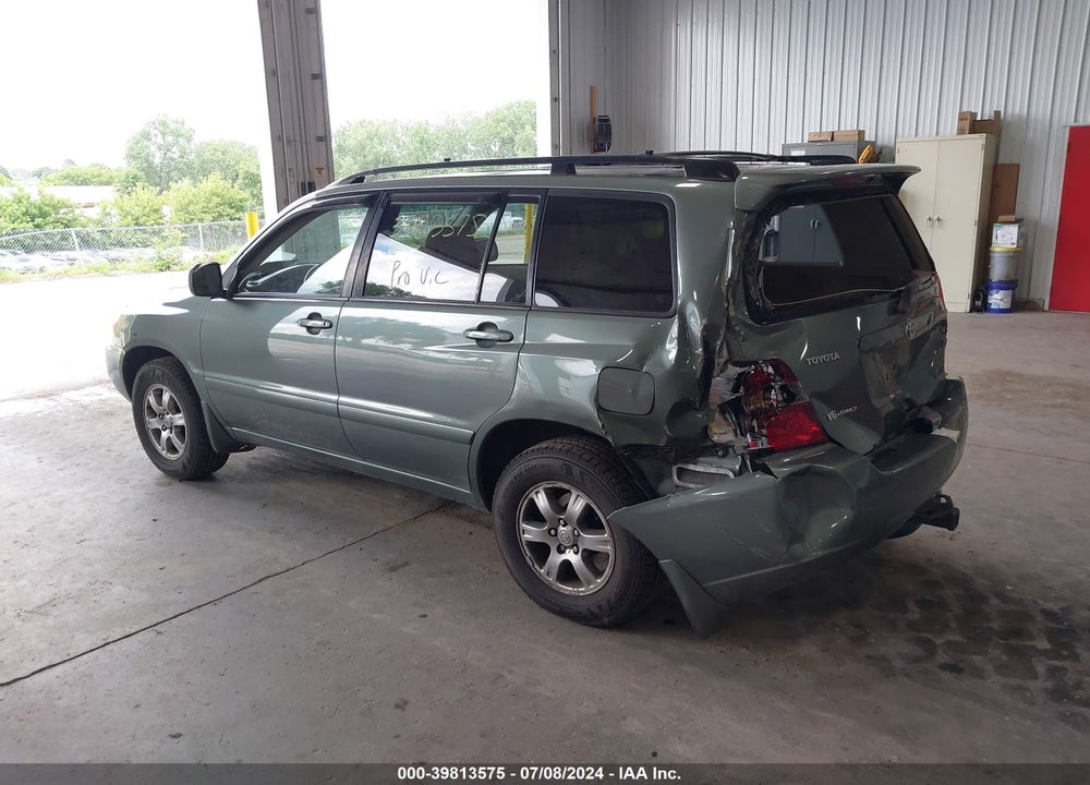 2007 TOYOTA HIGHLANDER V6 VIN: JTEHP21A370228145