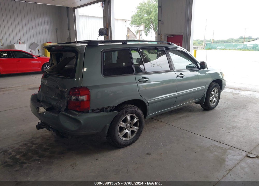 2007 TOYOTA HIGHLANDER V6 VIN: JTEHP21A370228145
