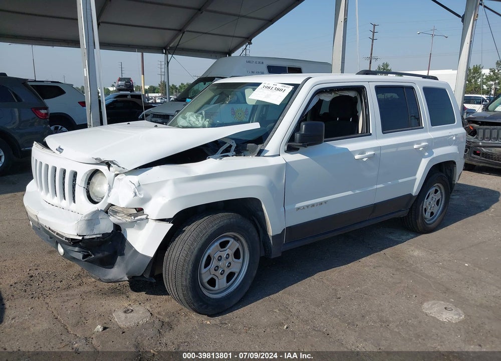 2012 JEEP PATRIOT SPORT VIN: 1C4NJPBA4CD660122