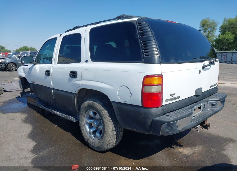 2002 CHEVROLET TAHOE LS VIN: 1GNEK13Z72R206955