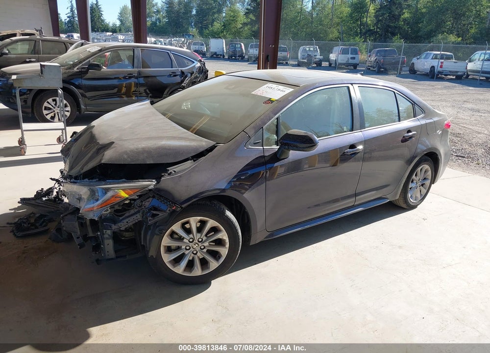 2020 TOYOTA COROLLA LE VIN: JTDHPRAEXLJ068169
