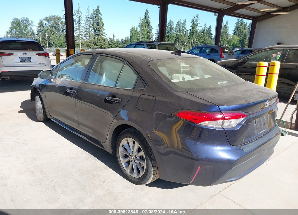 2020 TOYOTA COROLLA LE VIN: JTDHPRAEXLJ068169