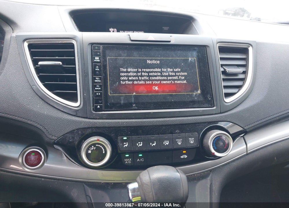 2015 HONDA CR-V EX VIN: 2HKRM3H55FH516086