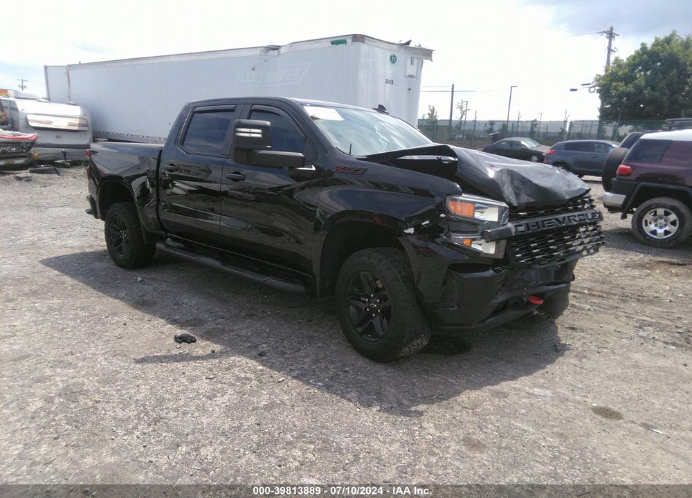 2020 CHEVROLET SILVERADO 1500 4WD SHORT BED CUSTOM TRAIL BOSS VIN: 1GCPYCEL9LZ267536