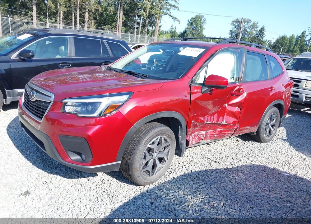 2021 SUBARU FORESTER PREMIUM VIN: JF2SKAJC4MH536735