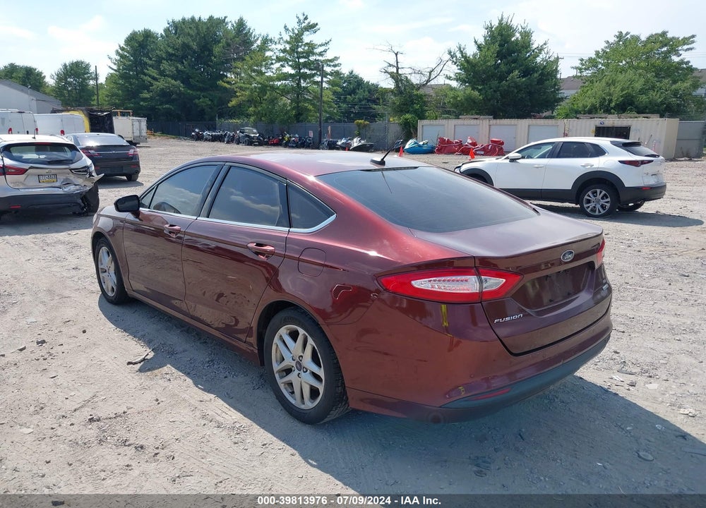 2016 FORD FUSION SE VIN: 3FA6P0HDXGR372880