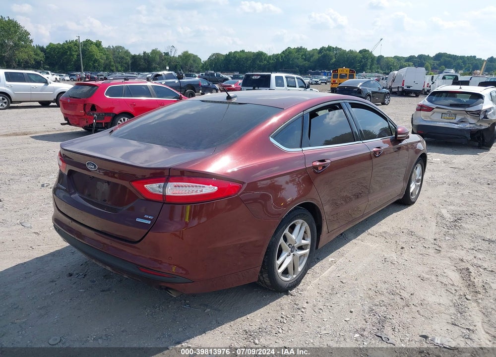 2016 FORD FUSION SE VIN: 3FA6P0HDXGR372880