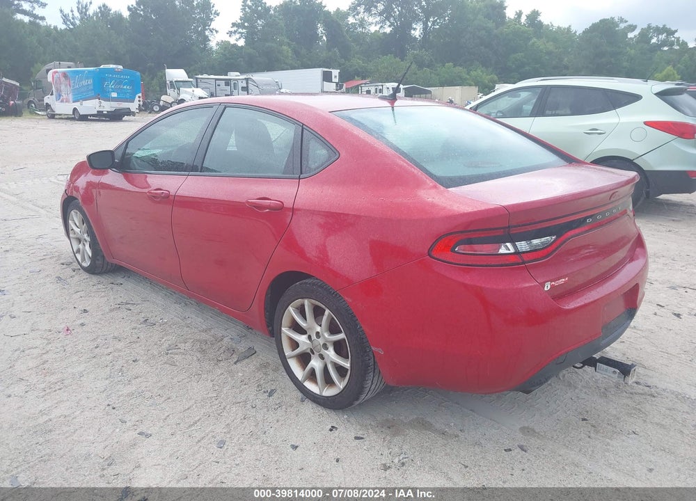 2013 DODGE DART RALLYE VIN: 1C3CDFBH0DD640431