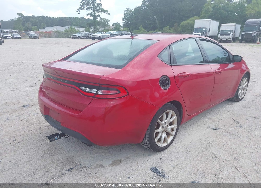 2013 DODGE DART RALLYE VIN: 1C3CDFBH0DD640431