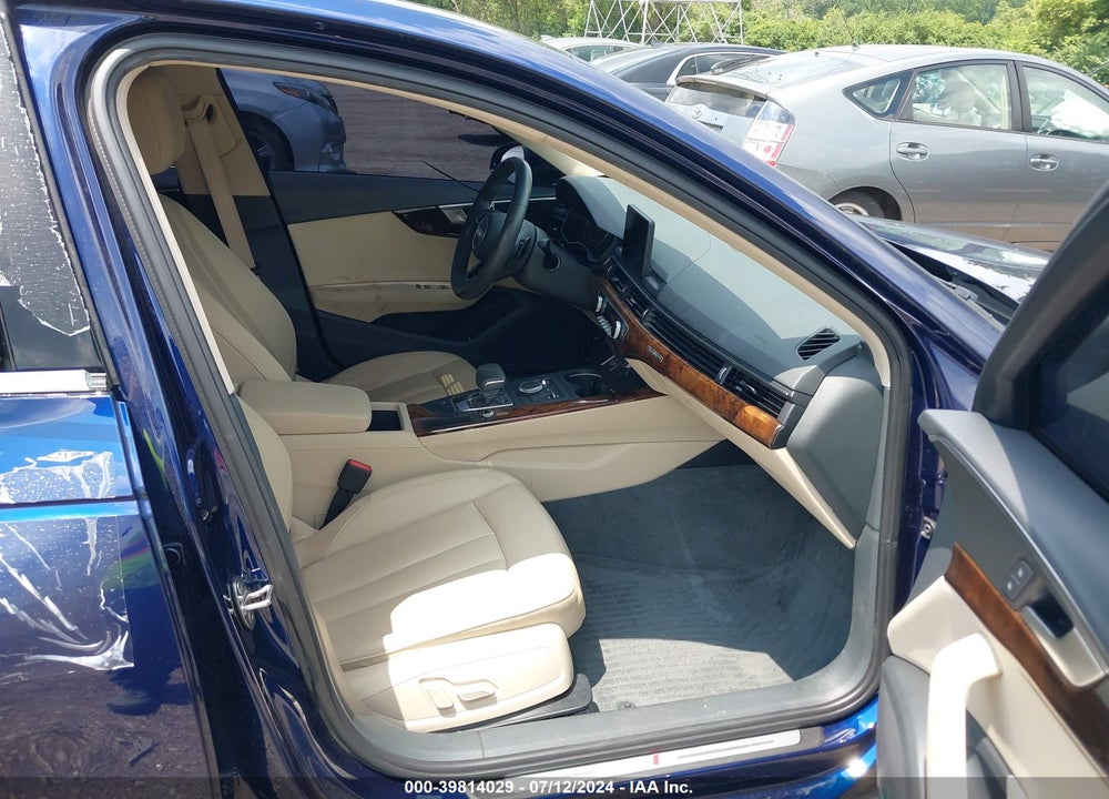 2019 AUDI A4 45 PREMIUM VIN: WAUDNAF48KN019501