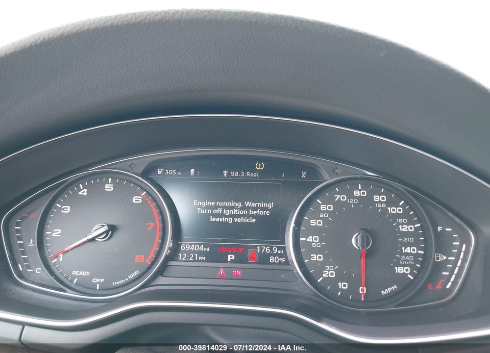 2019 AUDI A4 45 PREMIUM VIN: WAUDNAF48KN019501