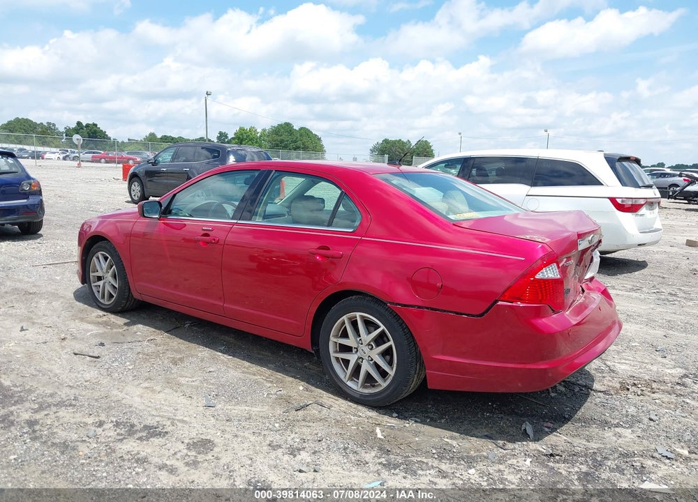 2011 FORD FUSION SEL VIN: 3FAHP0JA3BR102875